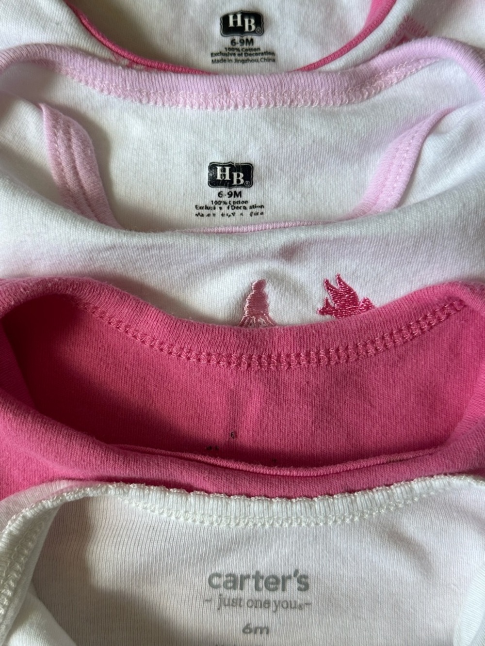 Baby Girl Pink Jacket + Bodysuit Bundle 6-9M | Carter’s, Hudson Baby | 5pc Set - Picture 4 of 9